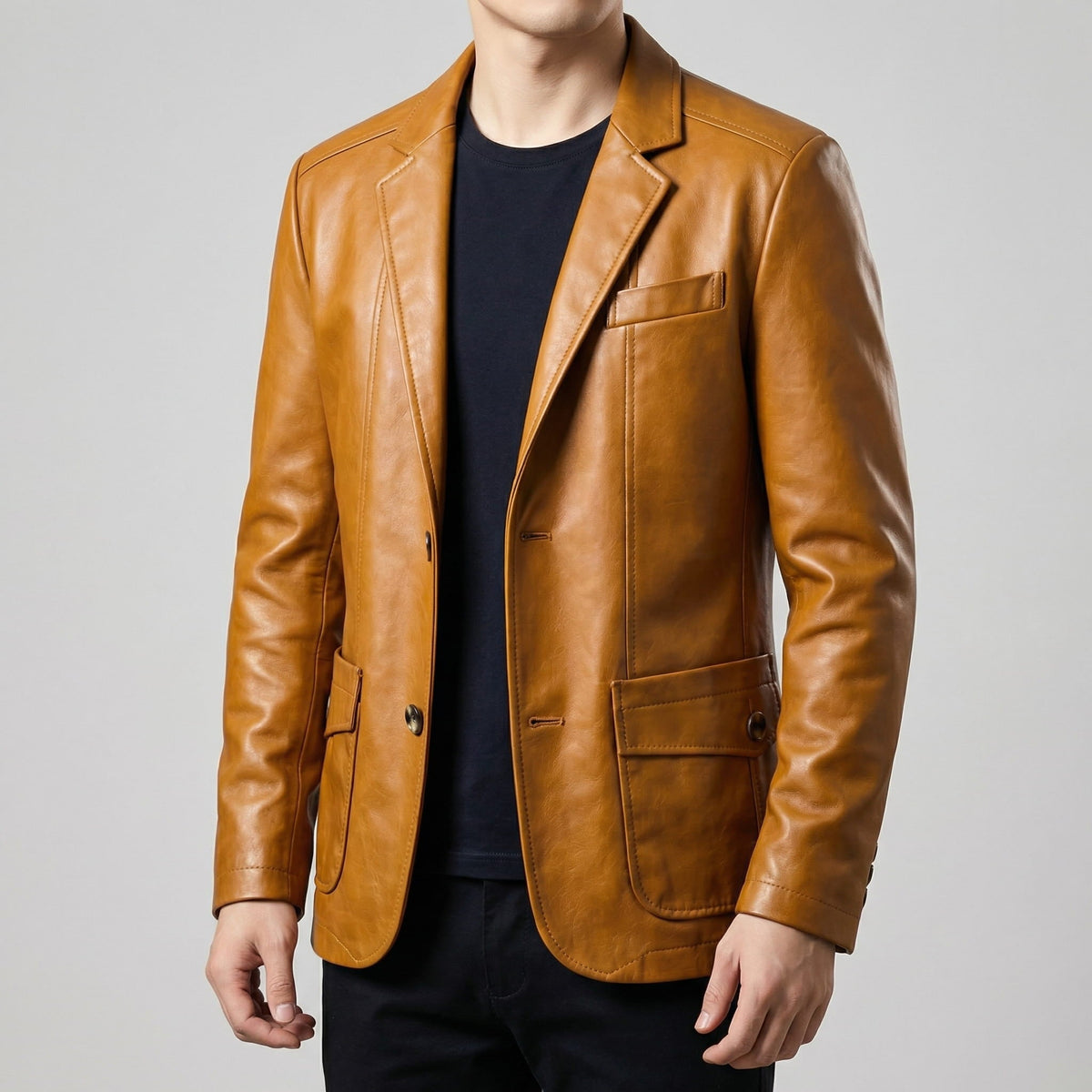 Riccardo Blazer de Cuero