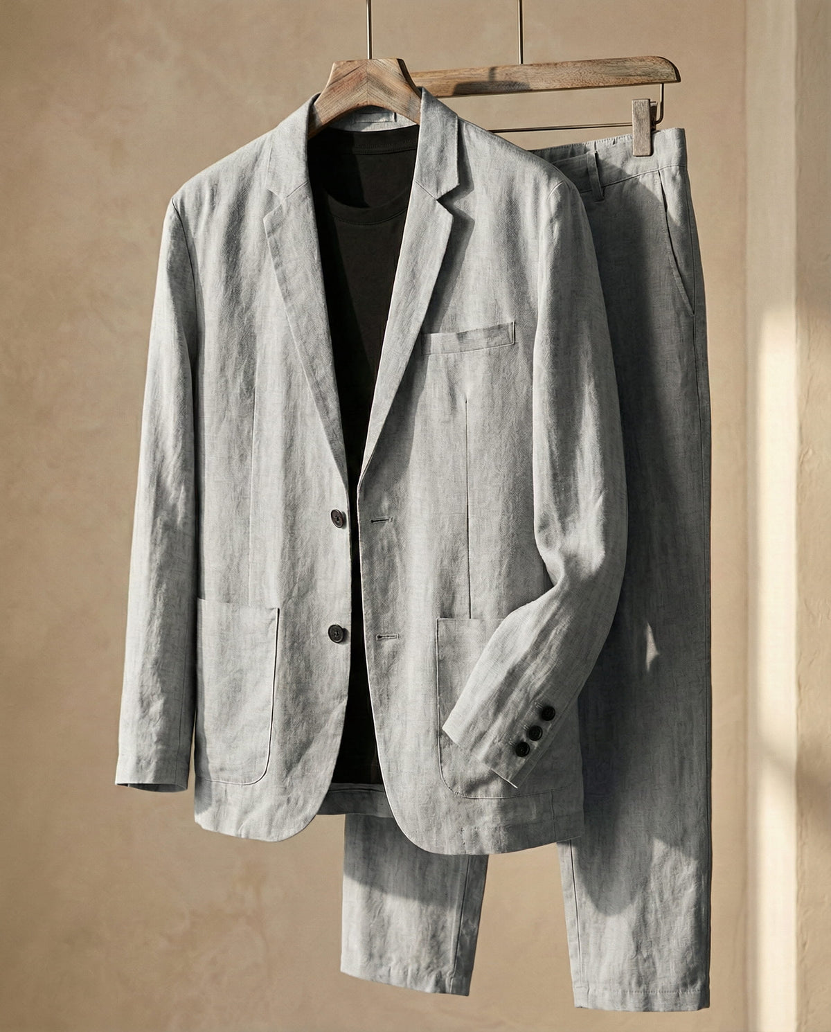 Lorenzo Traje Mezcla de Lino