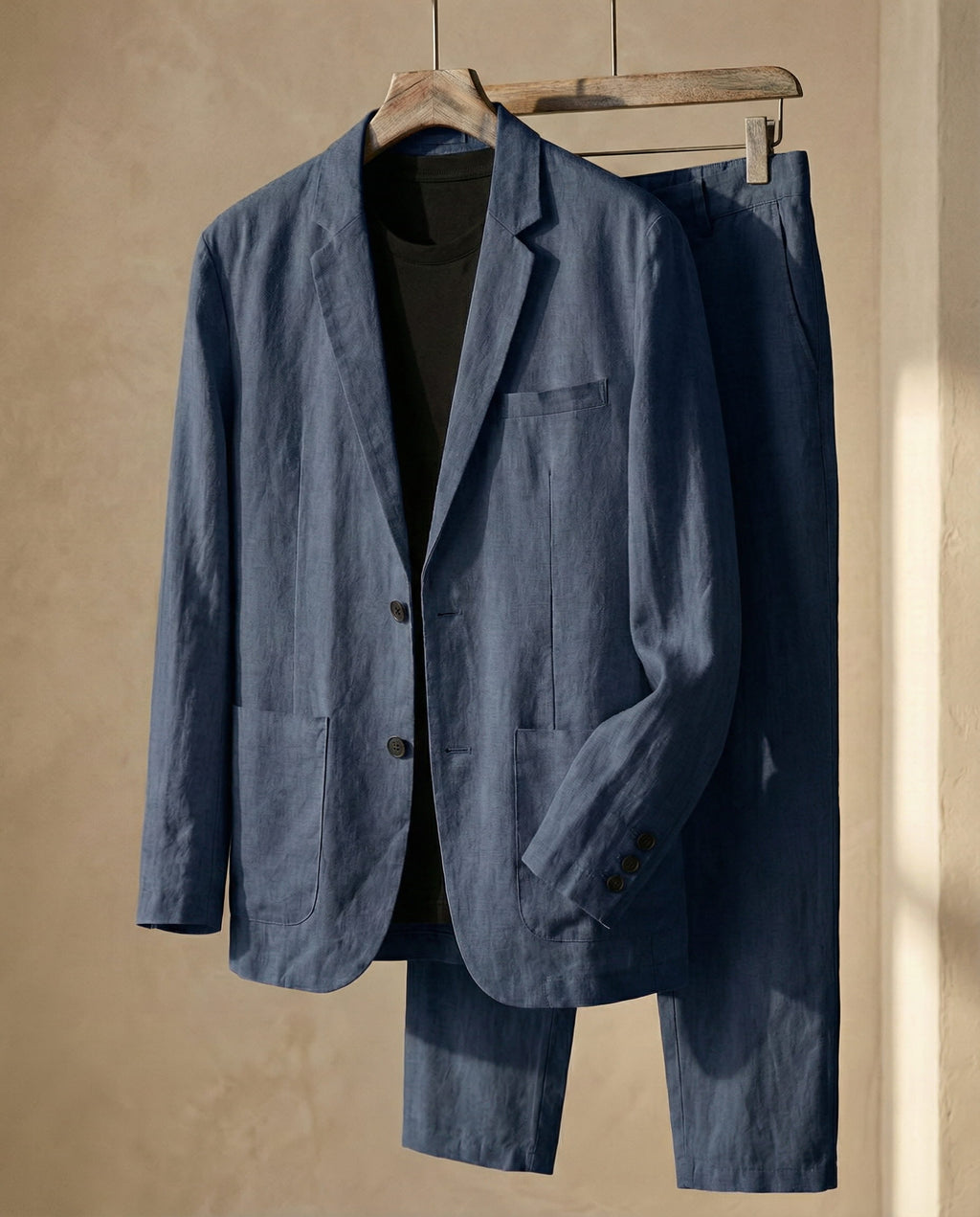 Lorenzo Traje Mezcla de Lino
