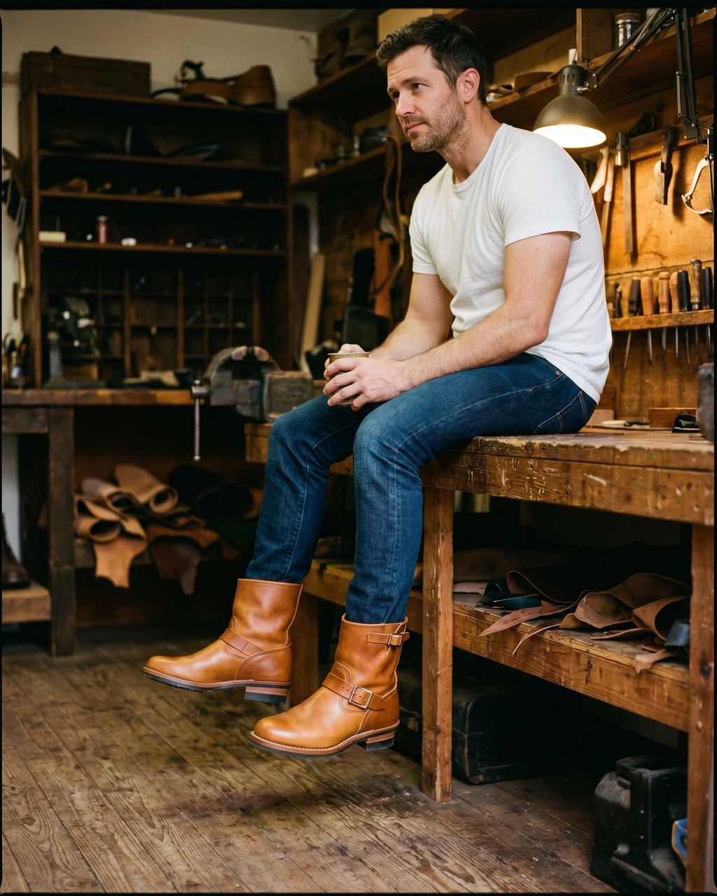 Lapo Botas Engineer de Cuero Vegano