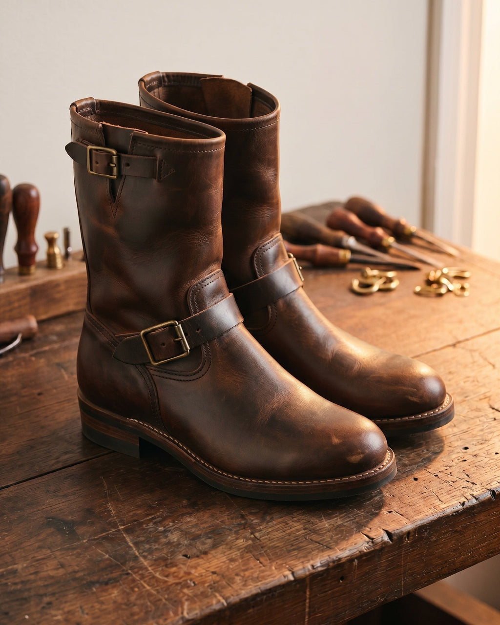 Lapo Botas Engineer de Cuero Vegano