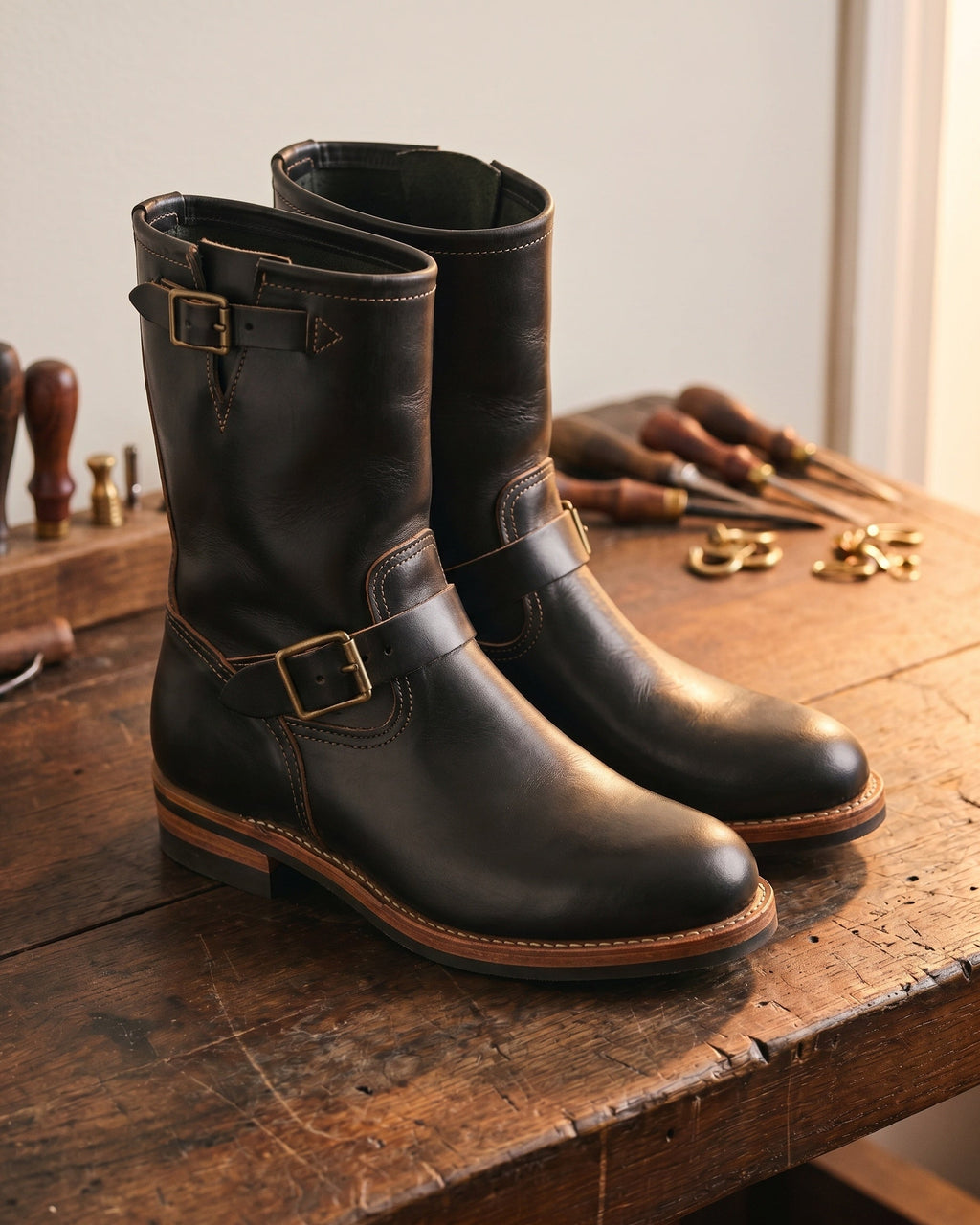 Lapo Botas Engineer de Cuero Vegano