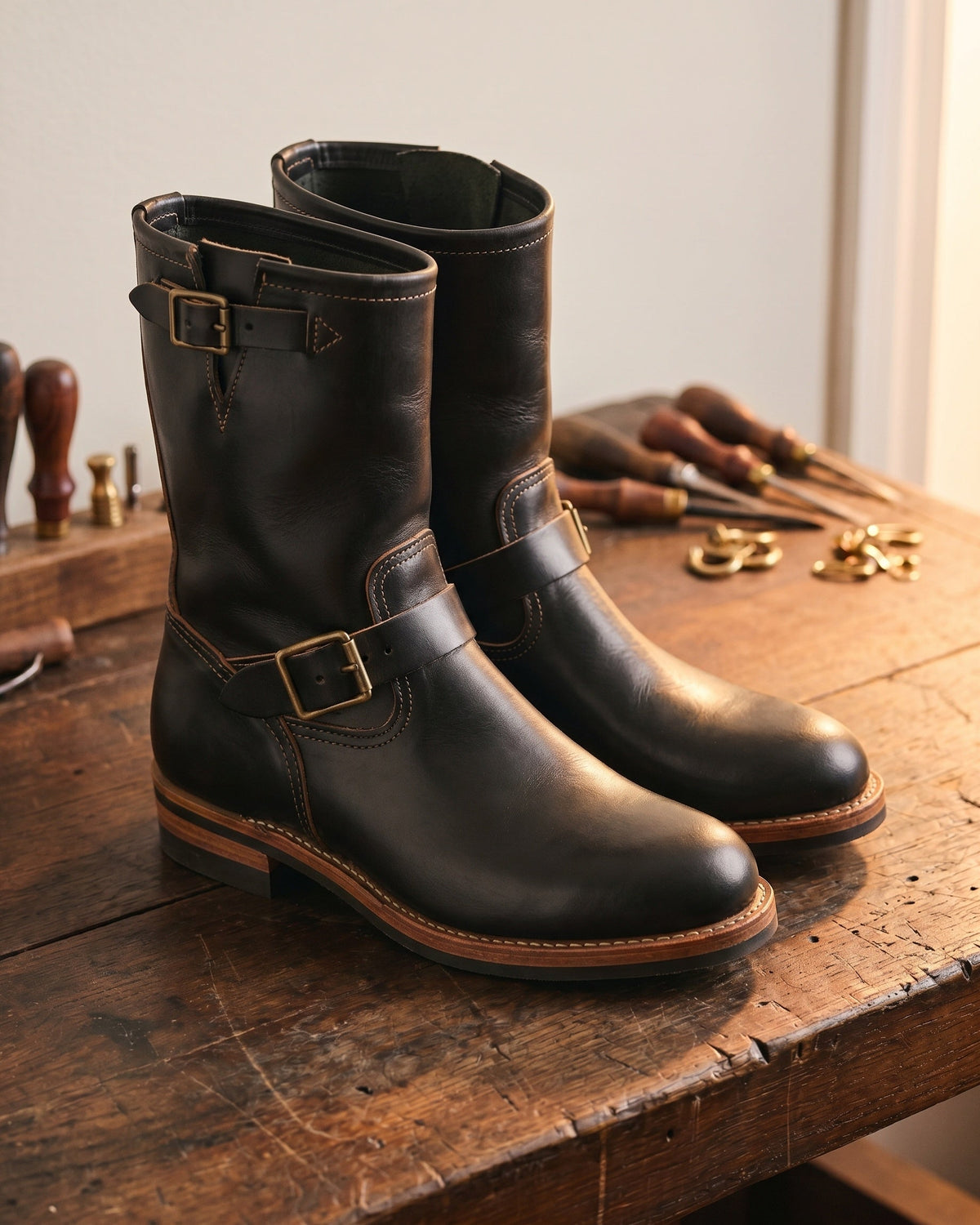 Lapo Botas Engineer de Cuero Vegano