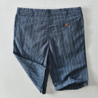 Massimiliano Shorts de Lino a Rayas