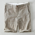 Massimiliano Shorts de Lino a Rayas