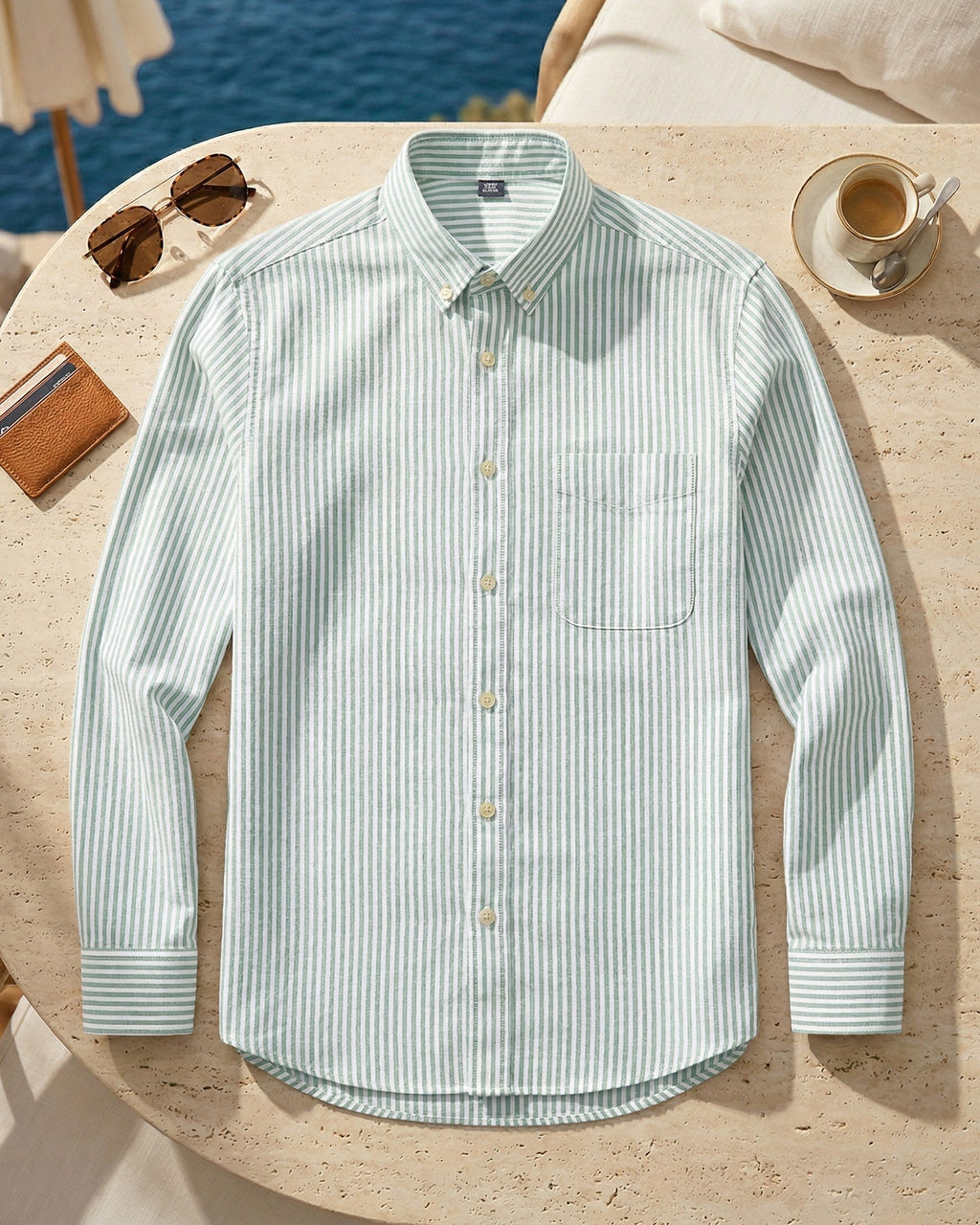 Mirko Camisa de Trabajo de Algodón con Botones