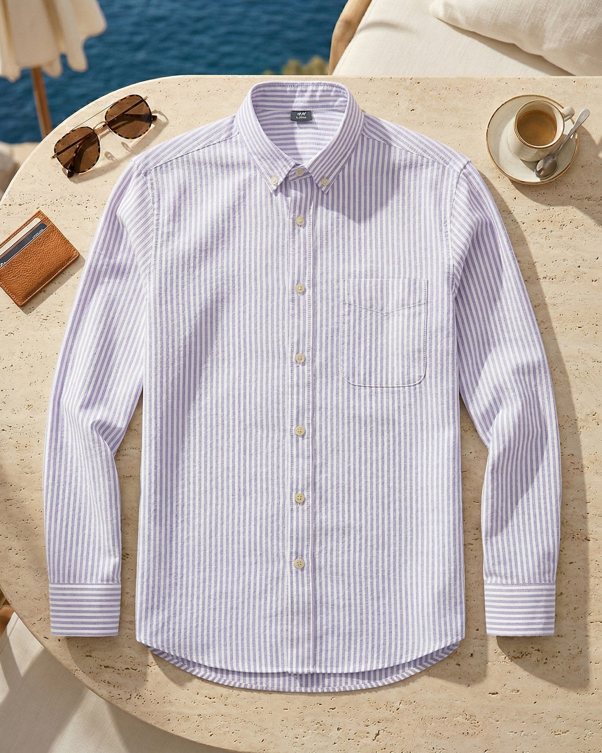 Mirko Camisa de Trabajo de Algodón con Botones
