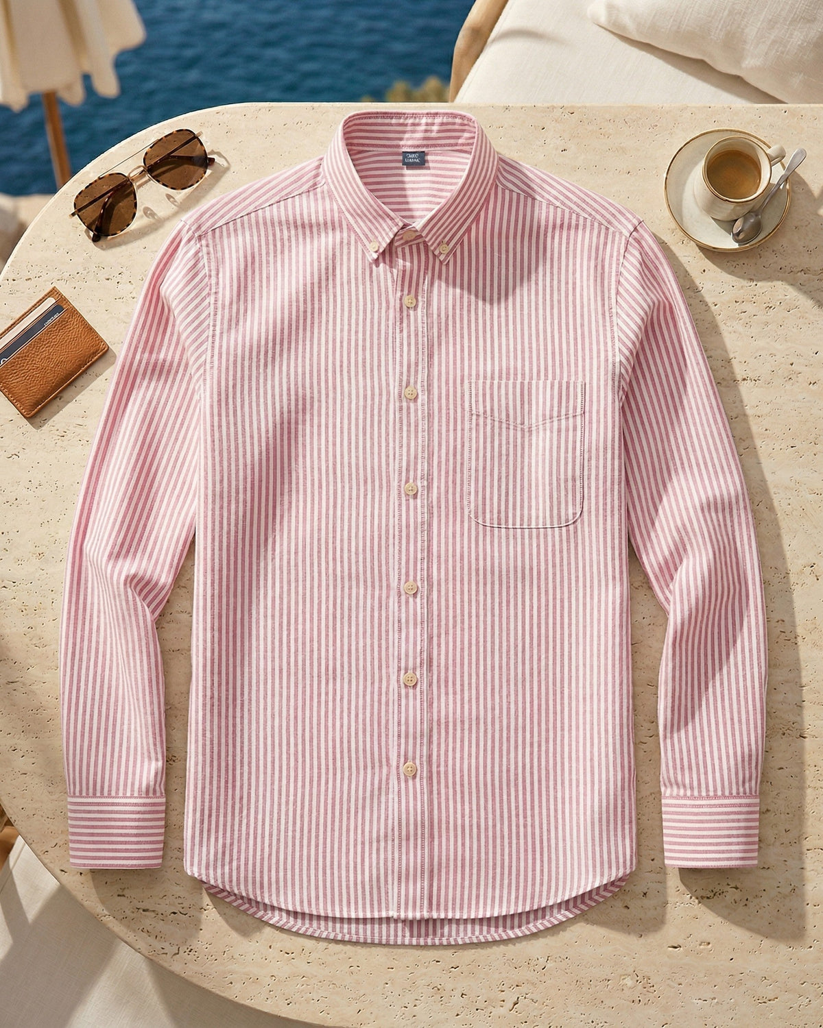 Mirko Camisa de Trabajo de Algodón con Botones