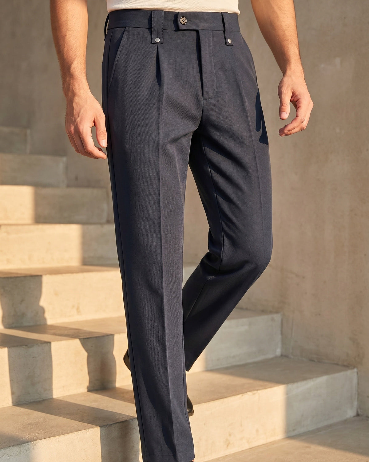 Nino Pantalones con Pliegues