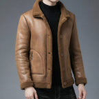Salvatore Campera de Cuero Reversible Forrada