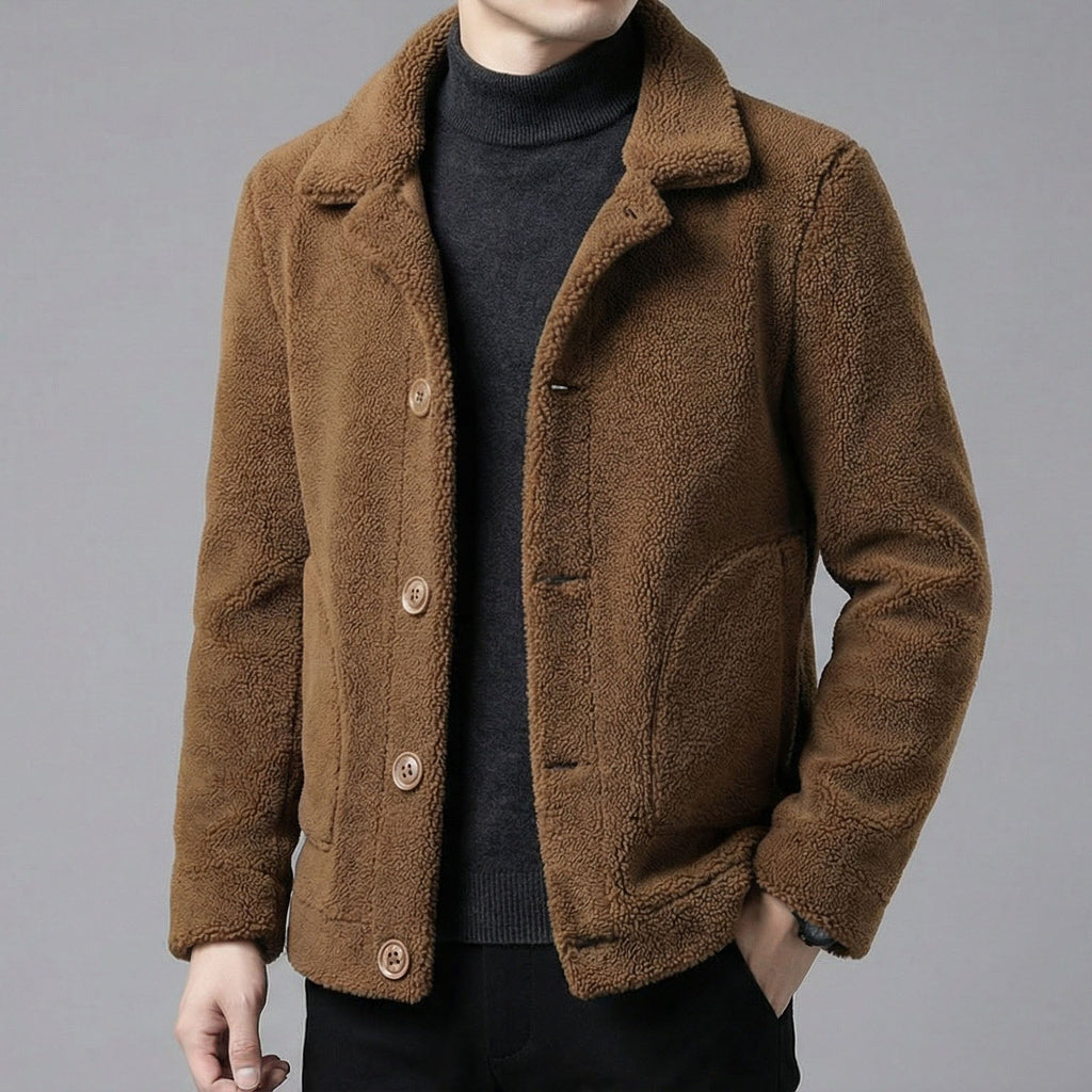 Salvatore Campera de Cuero Reversible Forrada