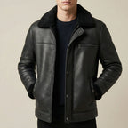 Salvatore Campera de Cuero Reversible Forrada