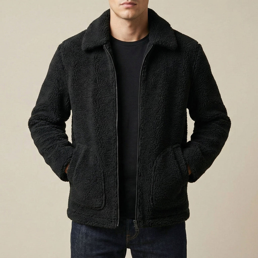 Salvatore Campera de Cuero Reversible Forrada