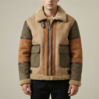 Salvatore Campera de Cuero Forrada de Borrego