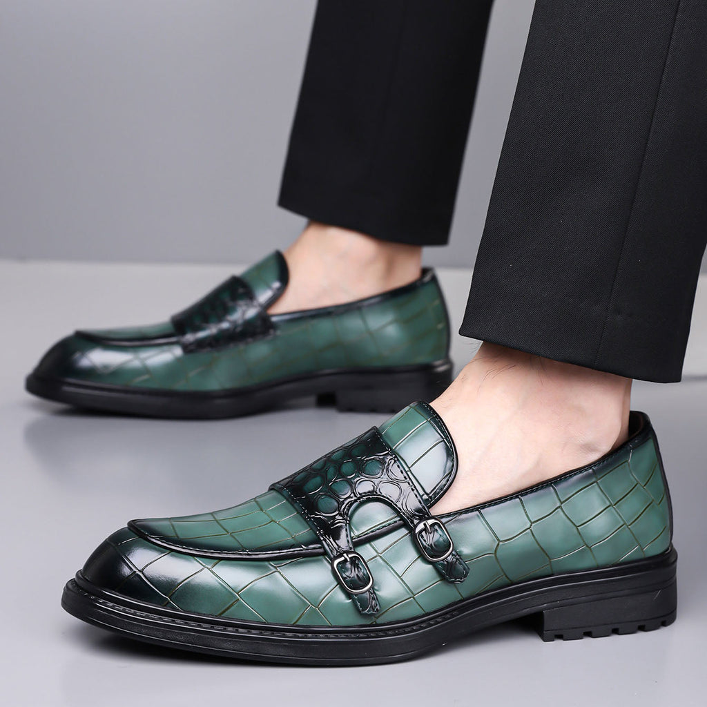 Orazio Mocasines de Cuero con Hebilla