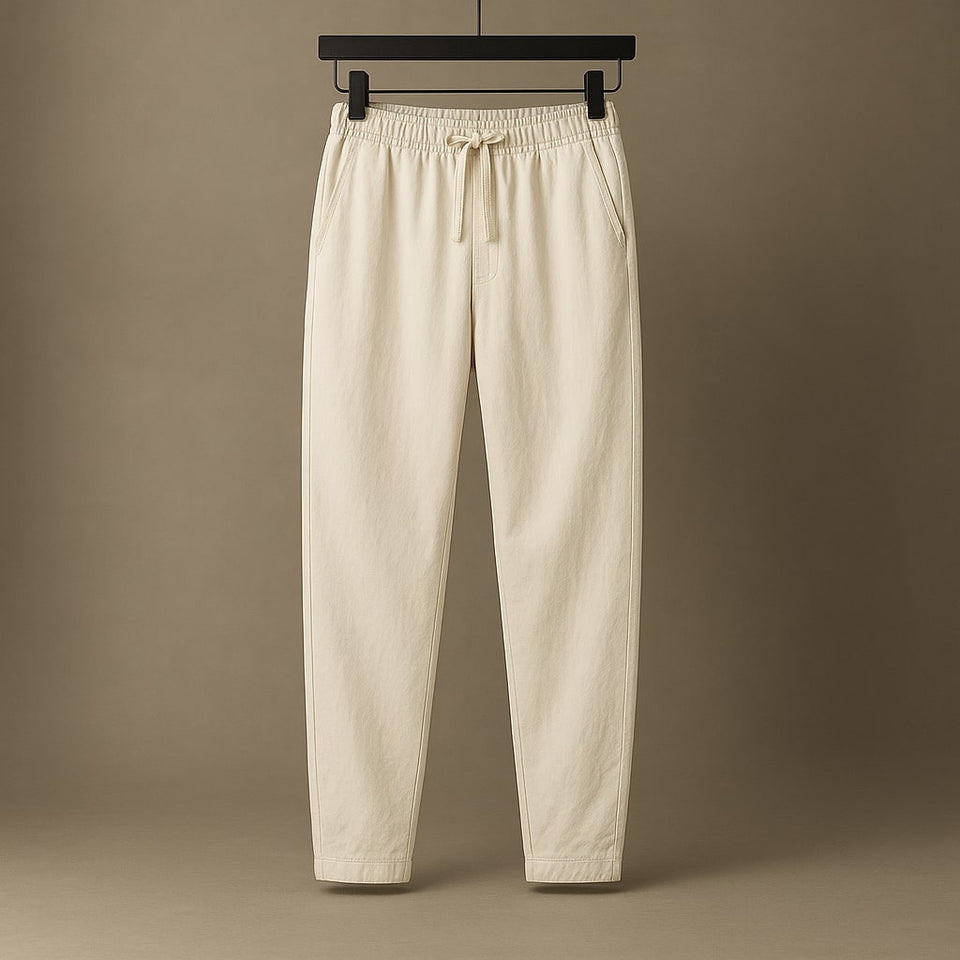 Oscar Pantalón Casual de Algodón con Cordón
