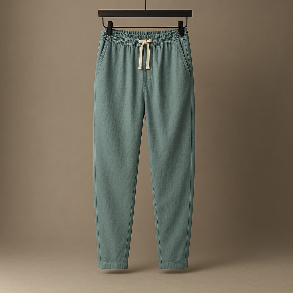 Oscar Pantalón Casual de Algodón con Cordón