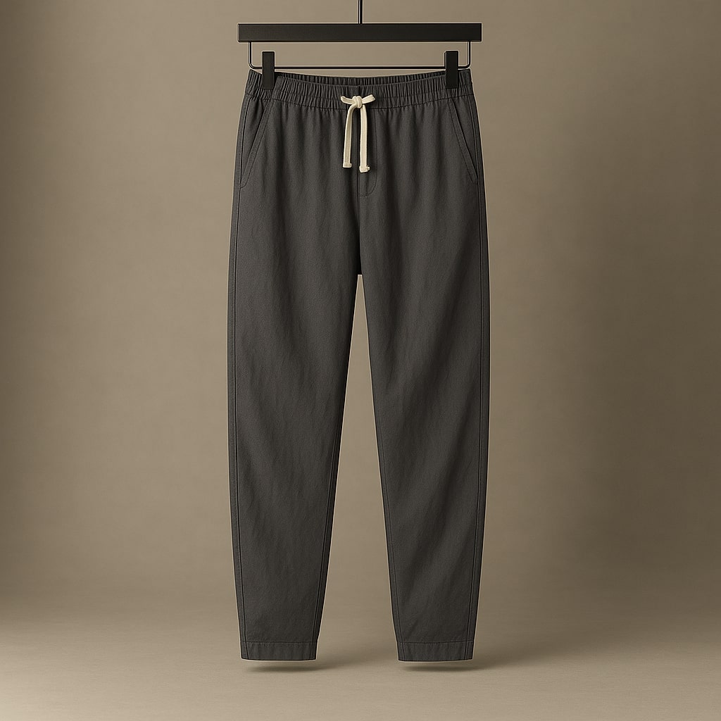 Oscar Pantalón Casual de Algodón con Cordón