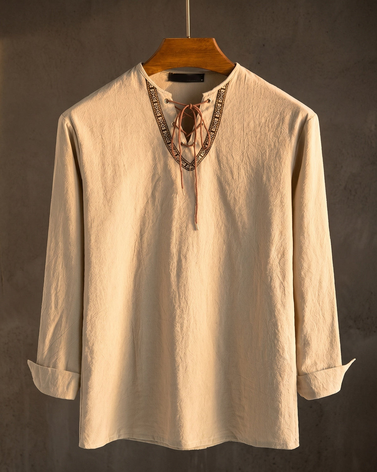 Romano Camisa de Lino Mezcla de Algodón