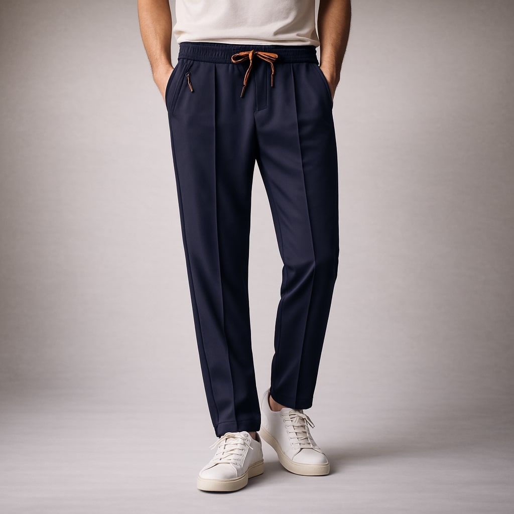 Ruggero Pantalón Entubado con Cordón