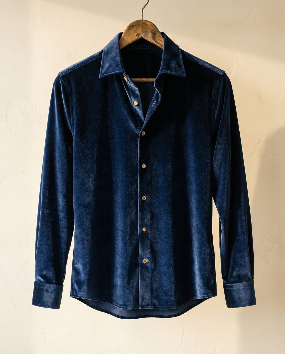 Samuele Camisa Casual Mezcla de Algodón
