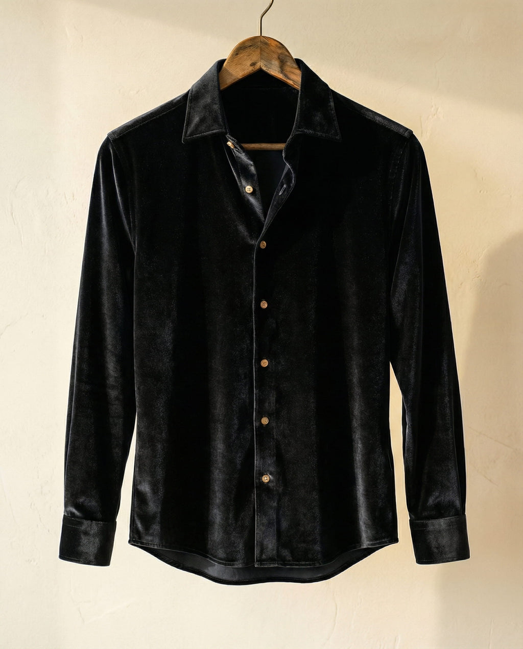 Samuele Camisa Casual Mezcla de Algodón