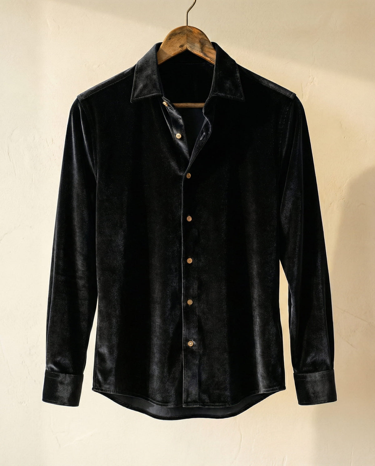 Samuele Camisa Casual Mezcla de Algodón