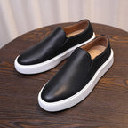 Nico Zapatillas de Cuero sin Cordones