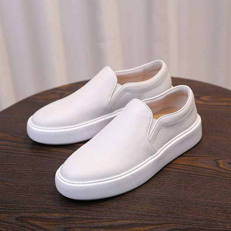 Nico Zapatillas de Cuero sin Cordones