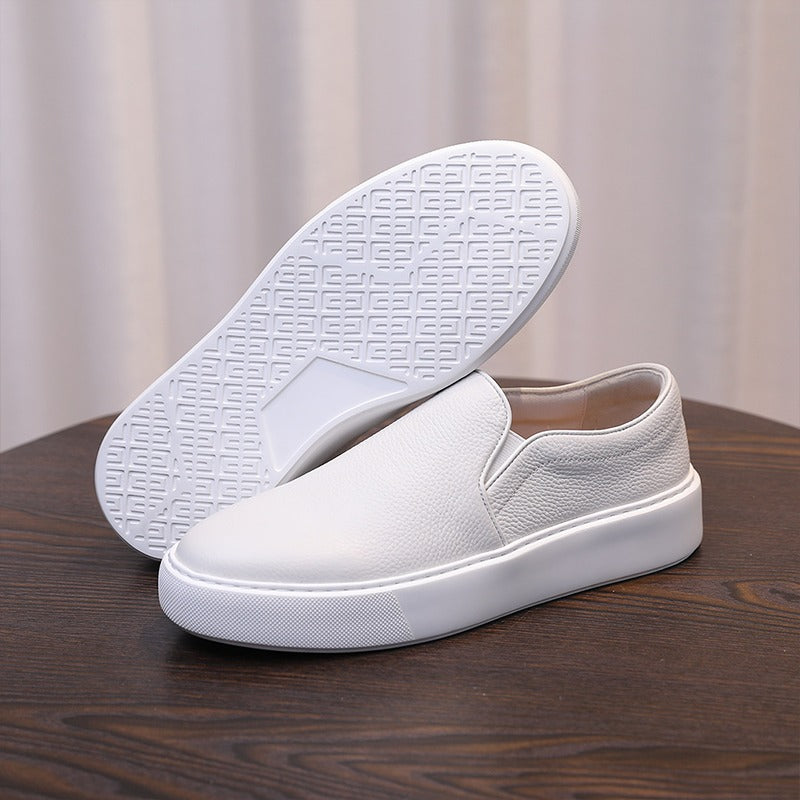 Nico Zapatillas de Cuero sin Cordones