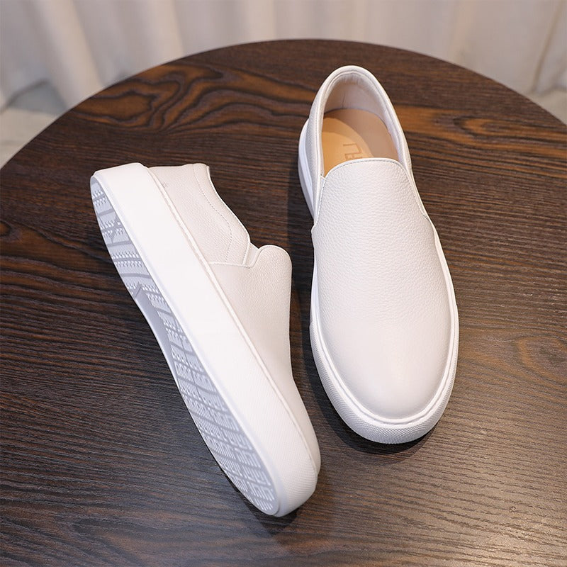 Nico Zapatillas de Cuero sin Cordones