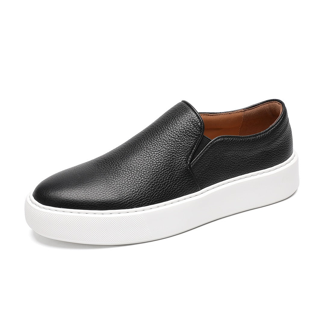 Nico Zapatillas de Cuero sin Cordones