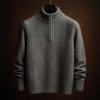 Dario Sweater Texturizado de Medio Cierre