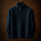 Dario Sweater Texturizado de Medio Cierre